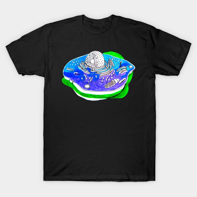 Animal Cell T-Shirt by RaLiz